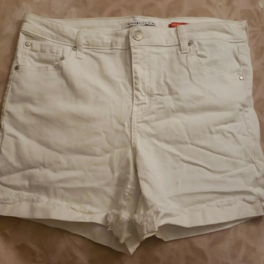 Celebrity Pink White Shorts